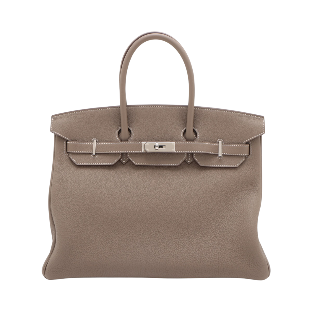 Hermès Birkin 35 Togo Etoupe Silver