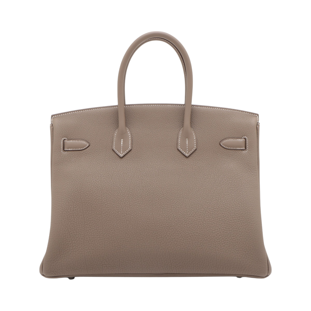 Hermès Birkin 35 Togo Etoupe Silver
