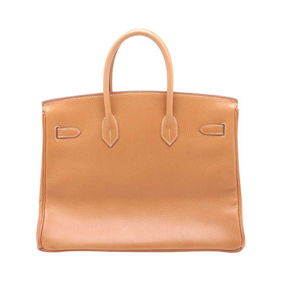 Birkin 35 Cuir Courchevel Gold