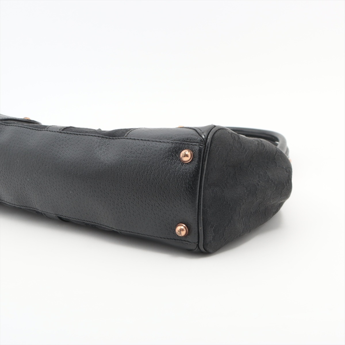 Gucci Black GG Canvas Jackie Handbag