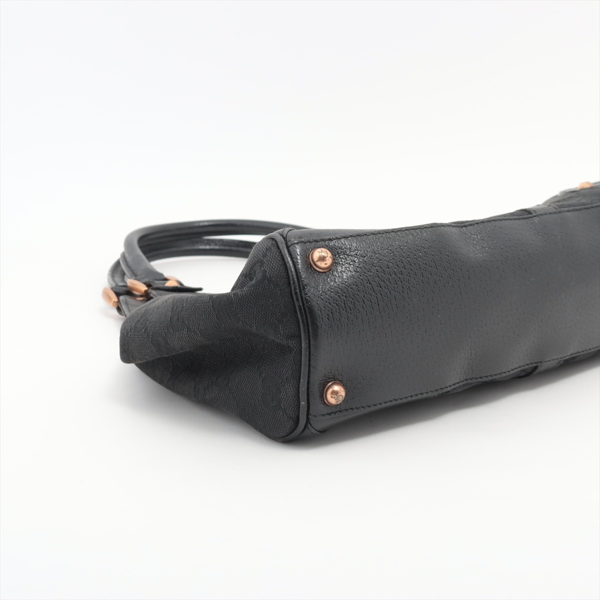 Gucci Black GG Canvas Jackie Handbag