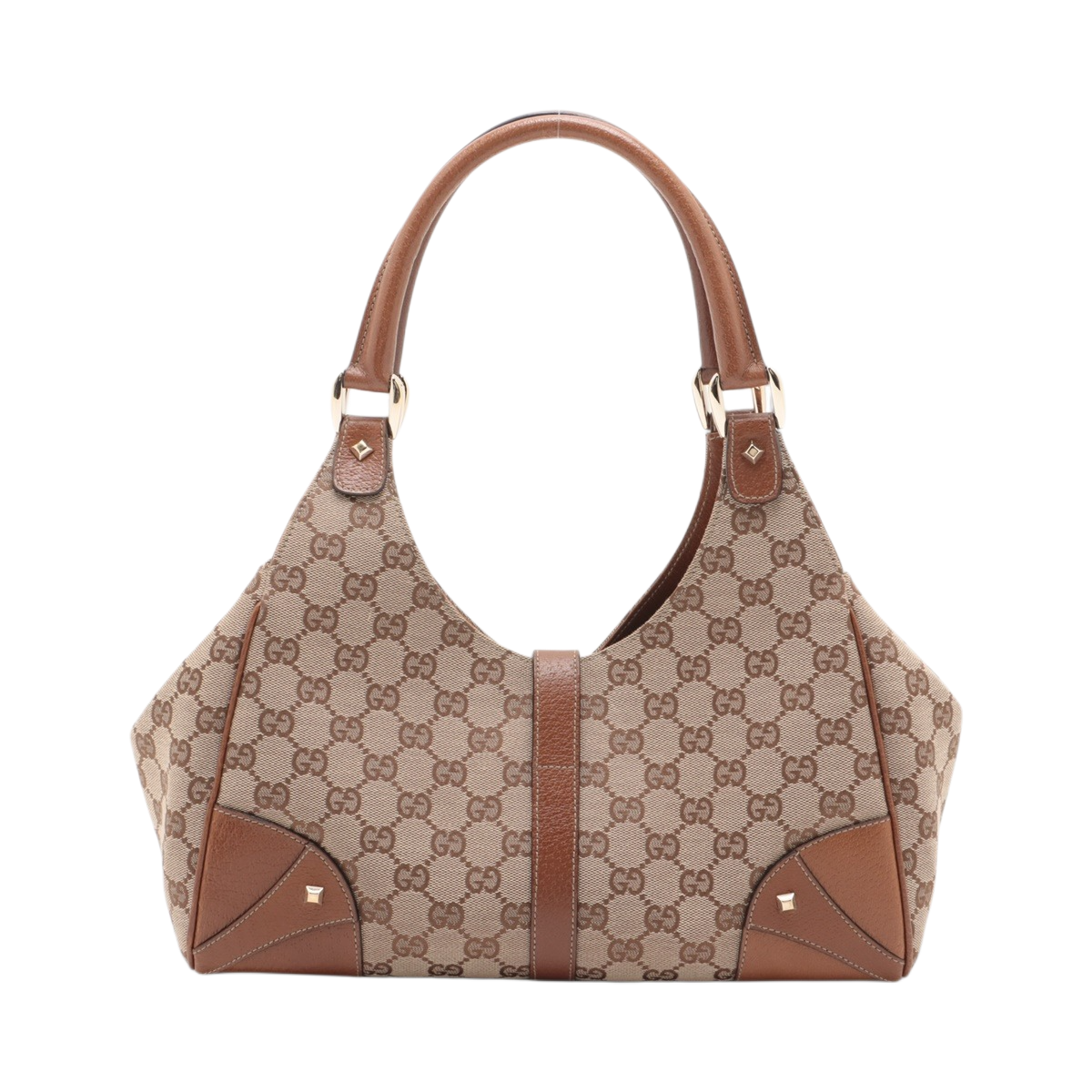 Gucci Brown GG Canvas Jackie Handbag