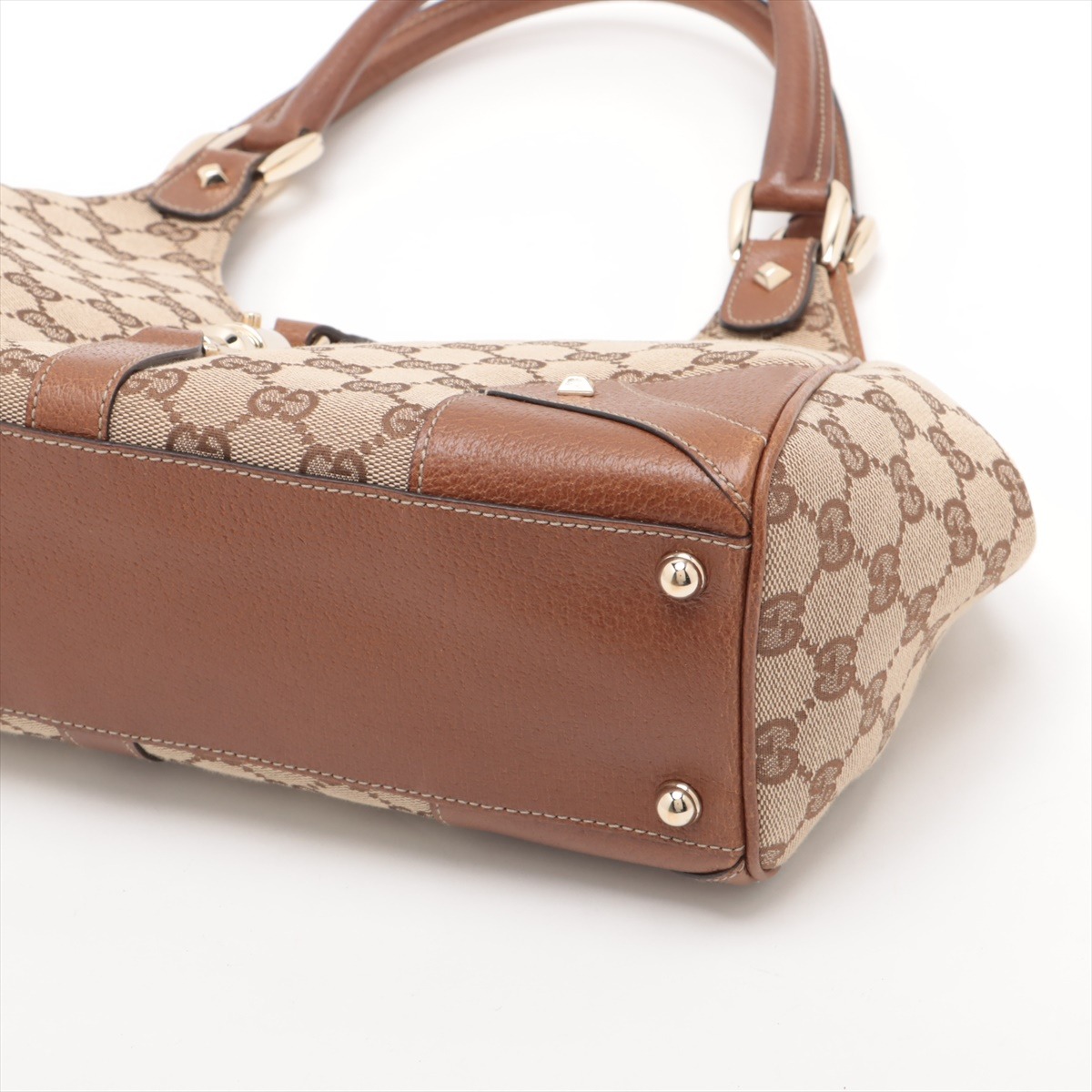 Gucci Brown GG Canvas Jackie Handbag