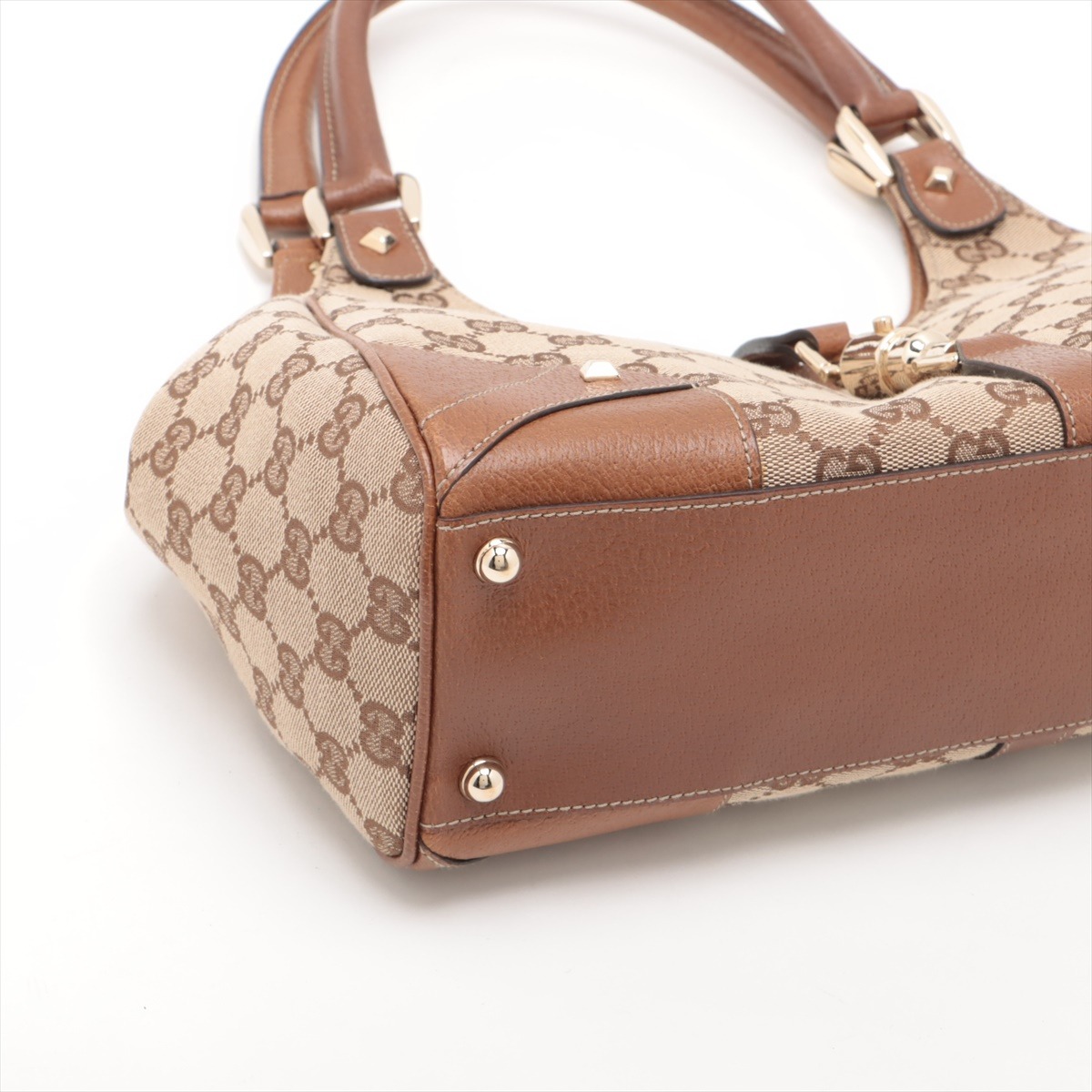 Gucci Brown GG Canvas Jackie Handbag