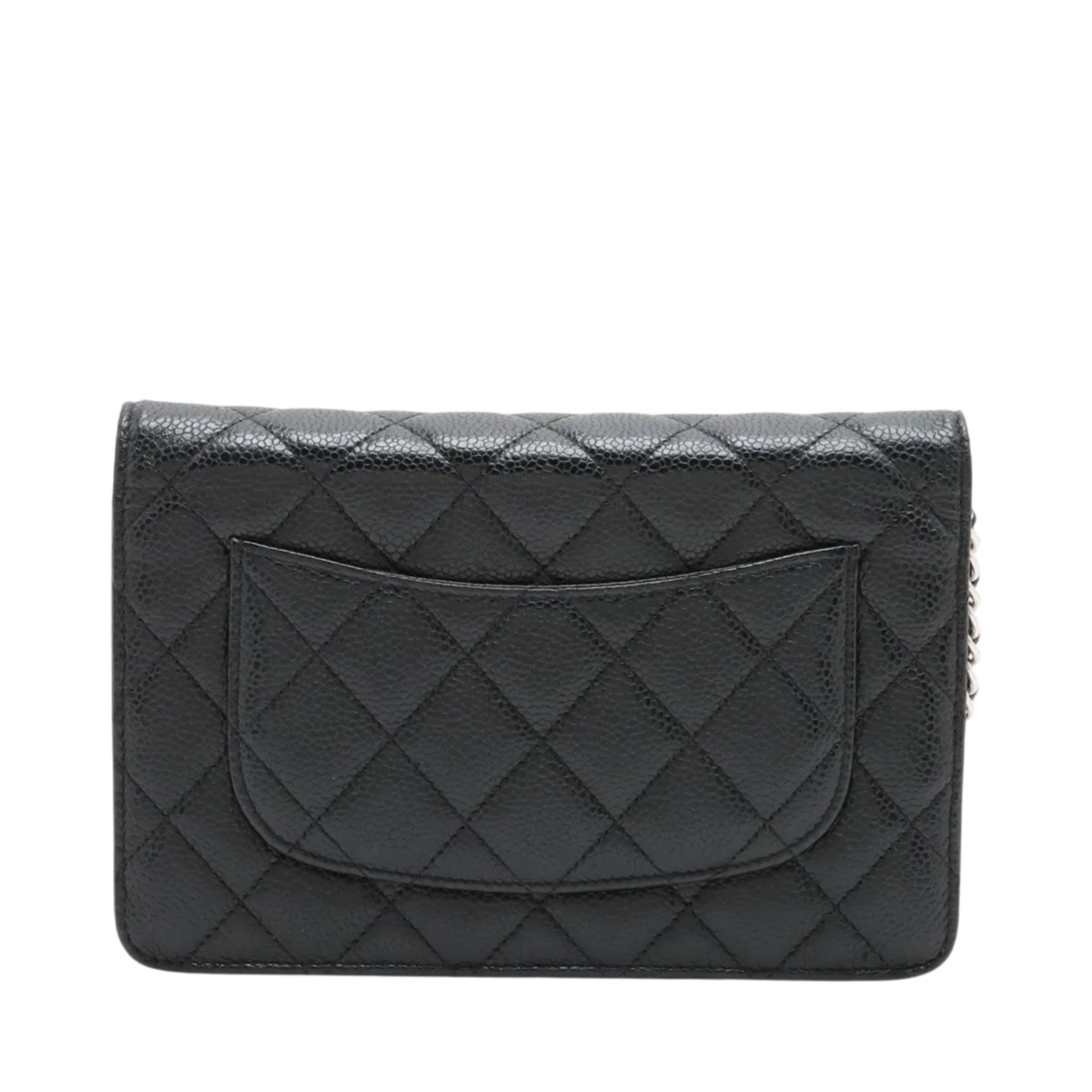 Chanel Caviar Skin Wallet on Chain