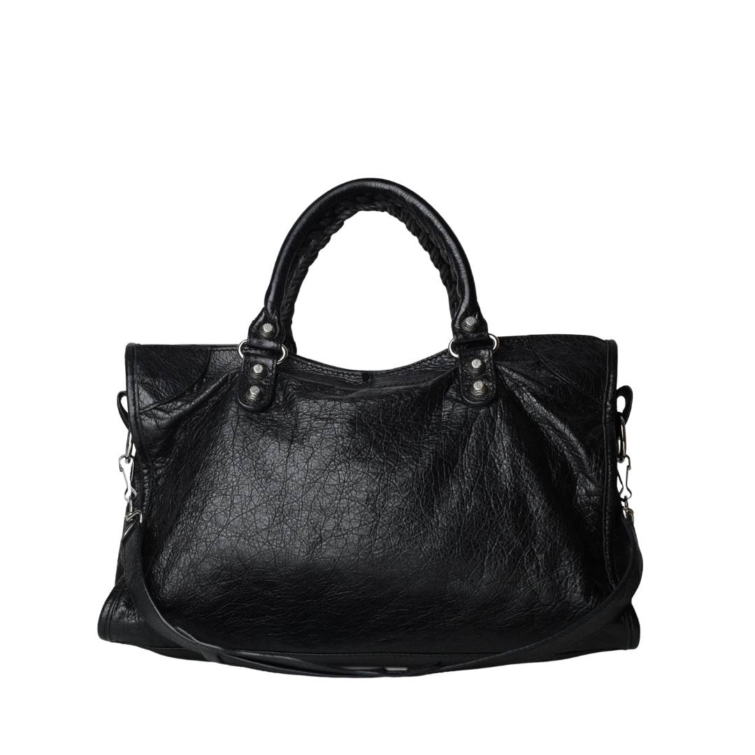 Luxy Vintage x Estetas Collects Upcycled Black Balenciaga City
