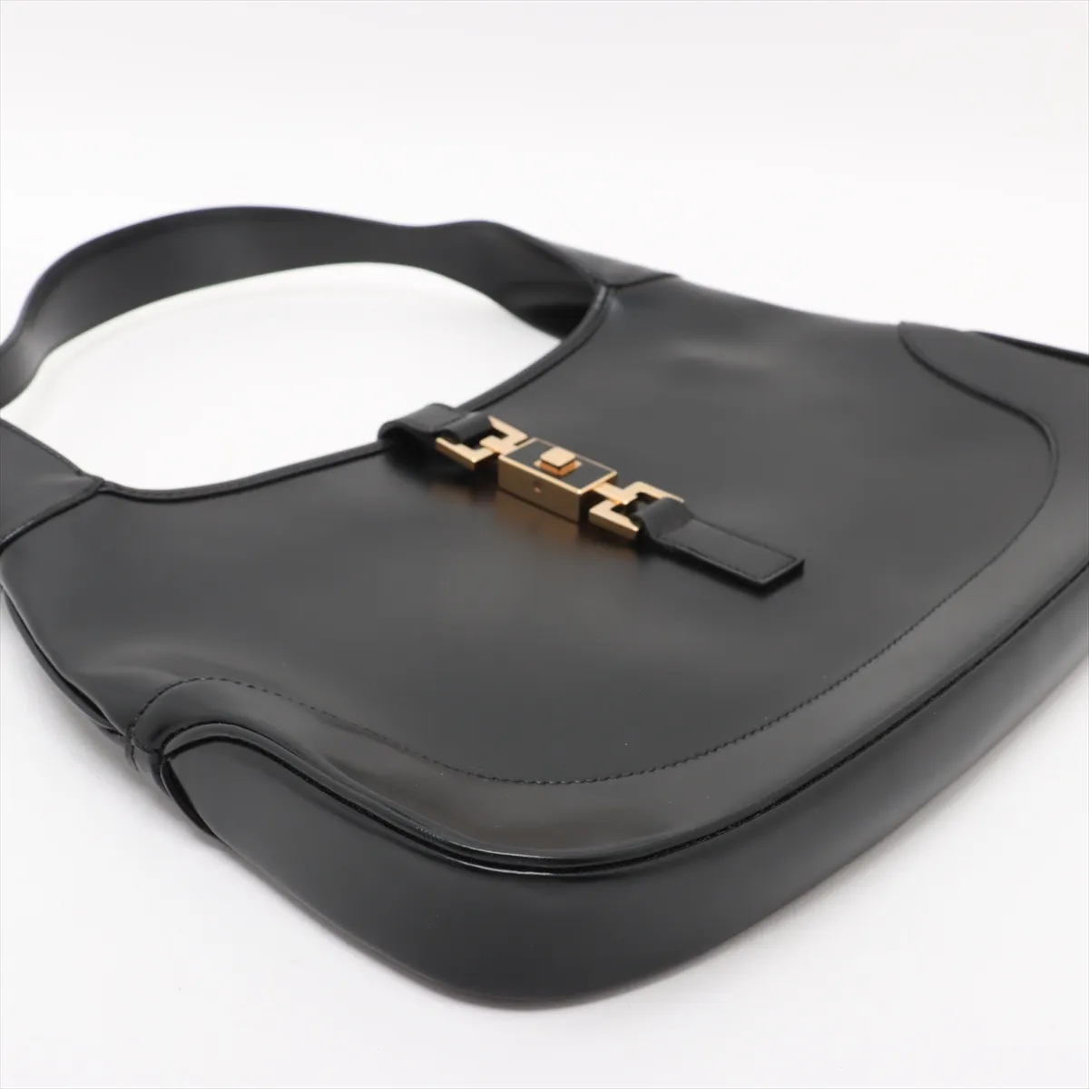 Vintage Gucci Black Leather Jackie Bag