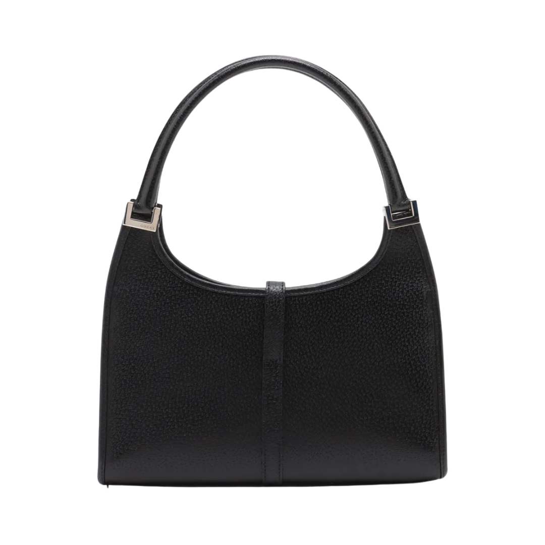 Vintage Gucci Black Leather Jackie Bag