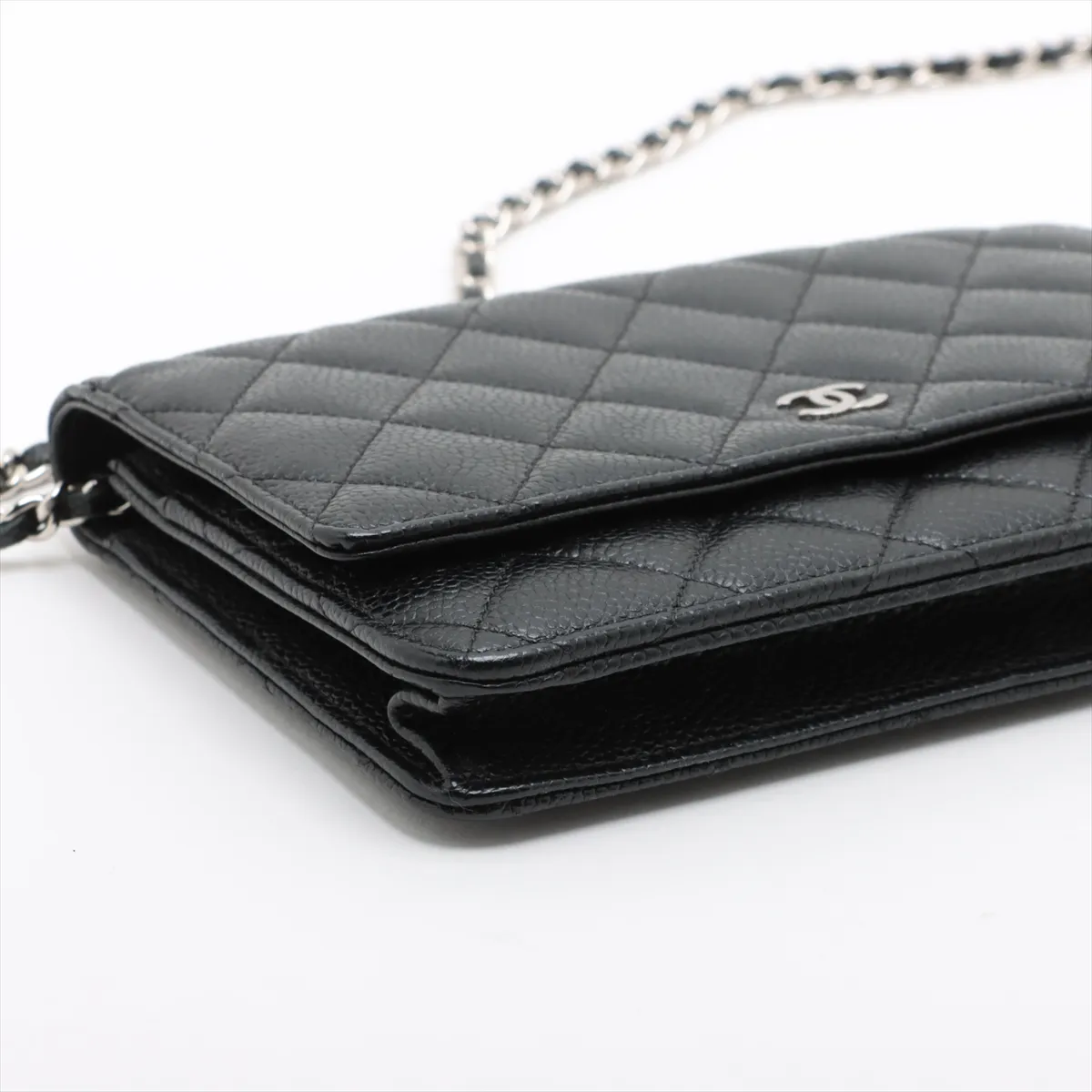 Chanel Caviar Skin Wallet on Chain