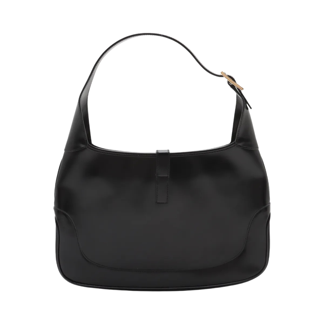 Vintage Gucci Black Leather Jackie Bag