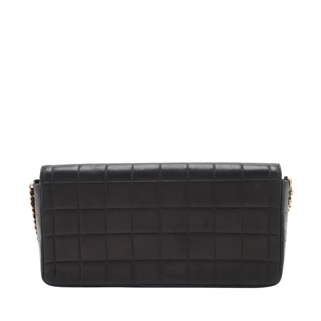 2000s Chanel Chocolate Bar East West Shoulder bag