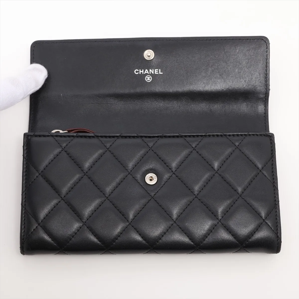 Chanel Lambskin long wallet