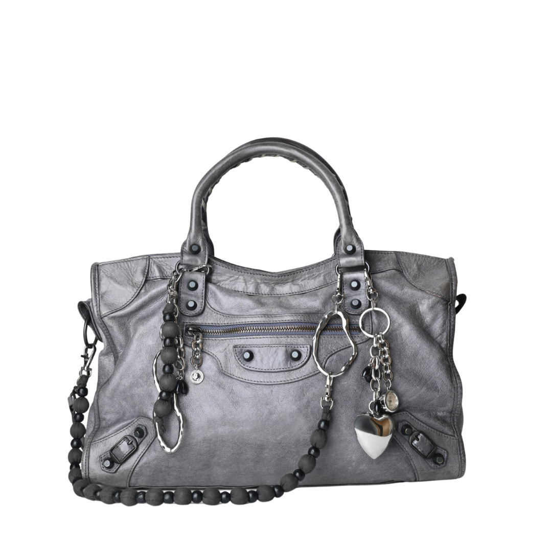 Luxy Vintage x Estetas Collects Upcycled Grey Balenciaga City