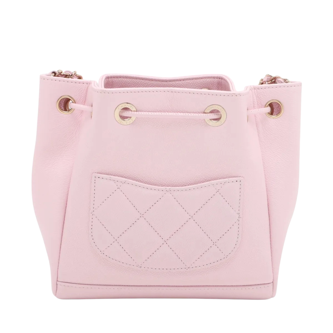 Chanel 22 Mini Backpack Pink Caviar