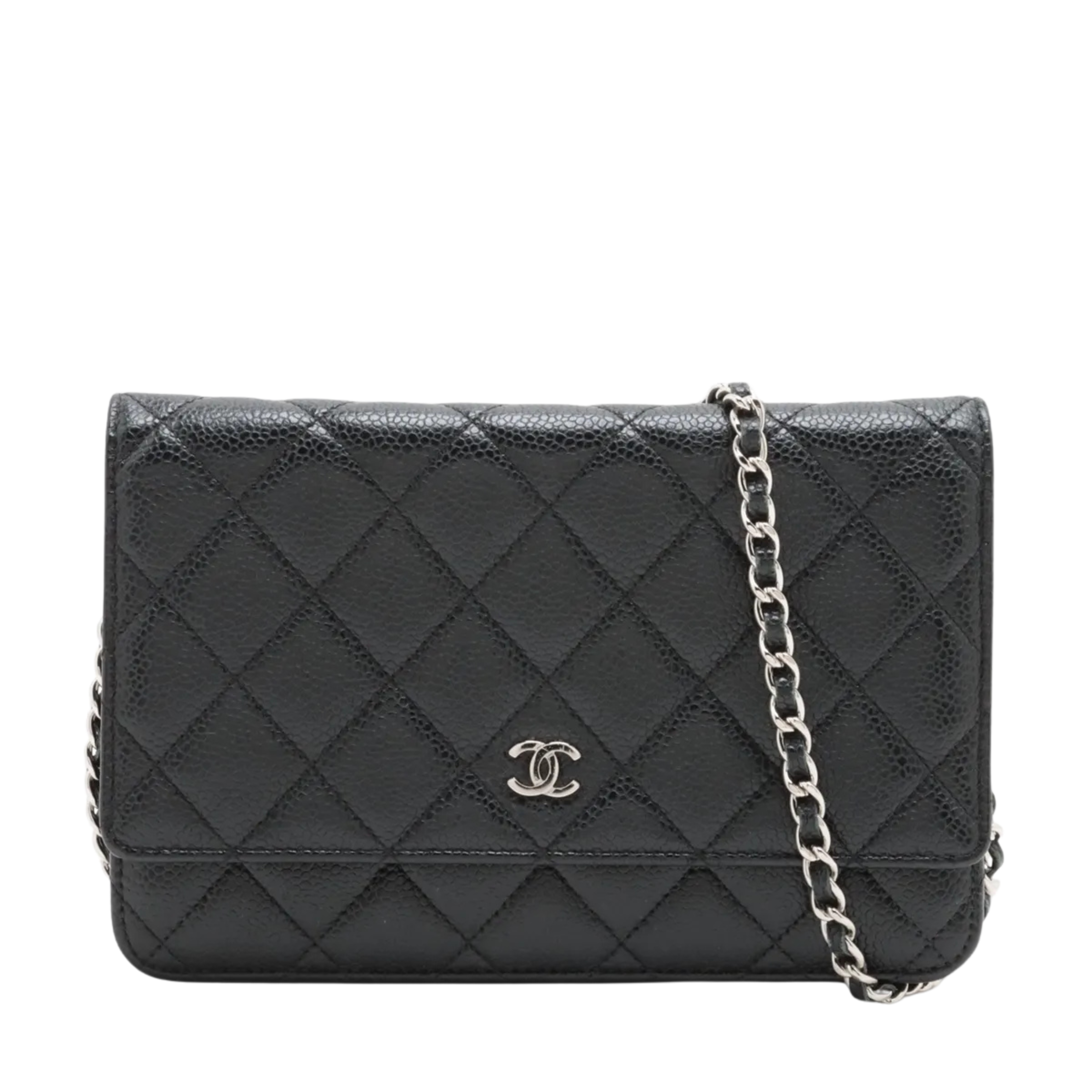 Chanel Caviar Skin Wallet on Chain
