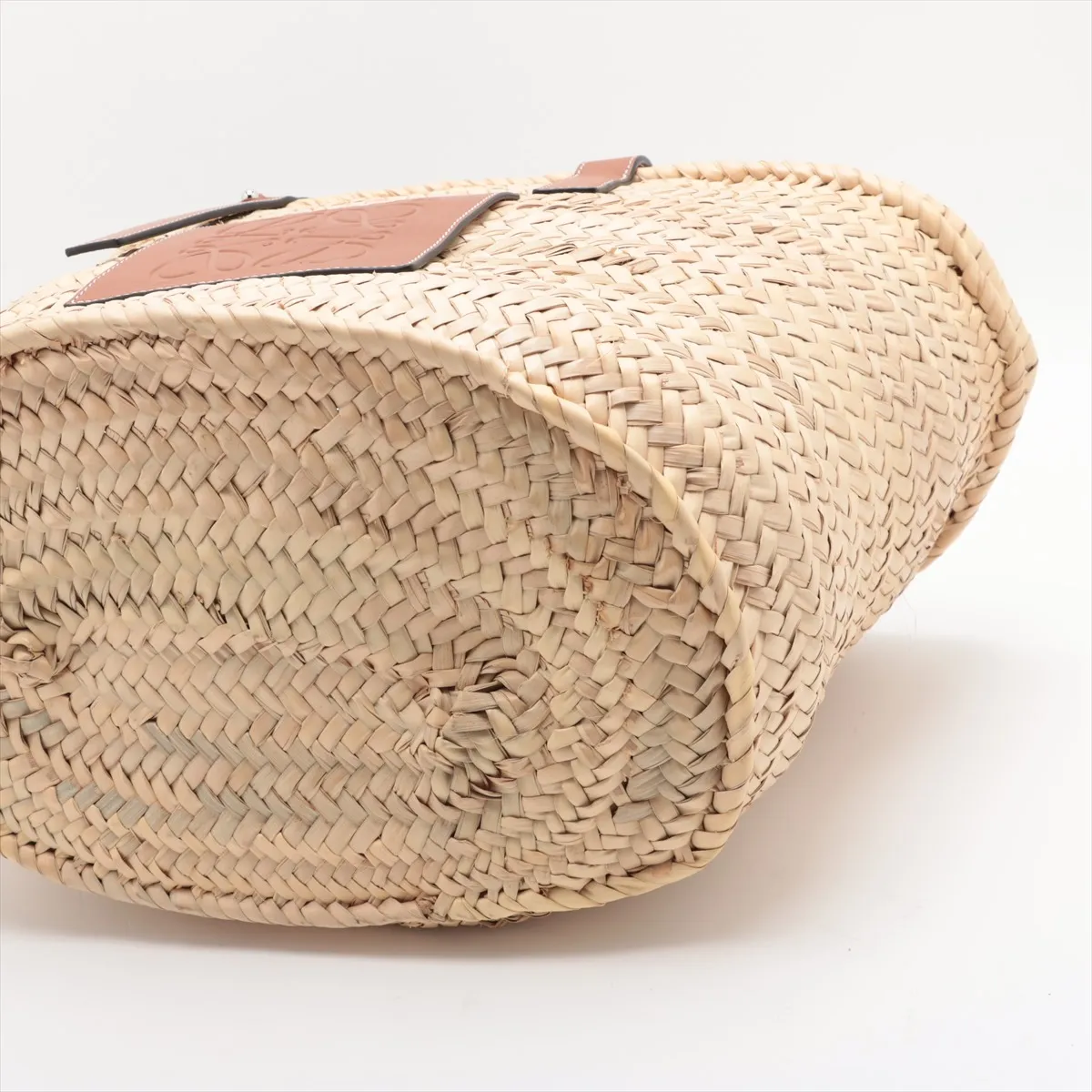 Loewe Basket in Palm Leaf and Calfskin