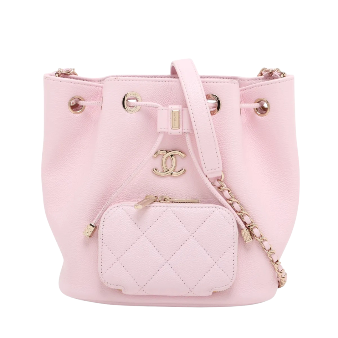 Chanel 22 Mini Backpack Pink Caviar