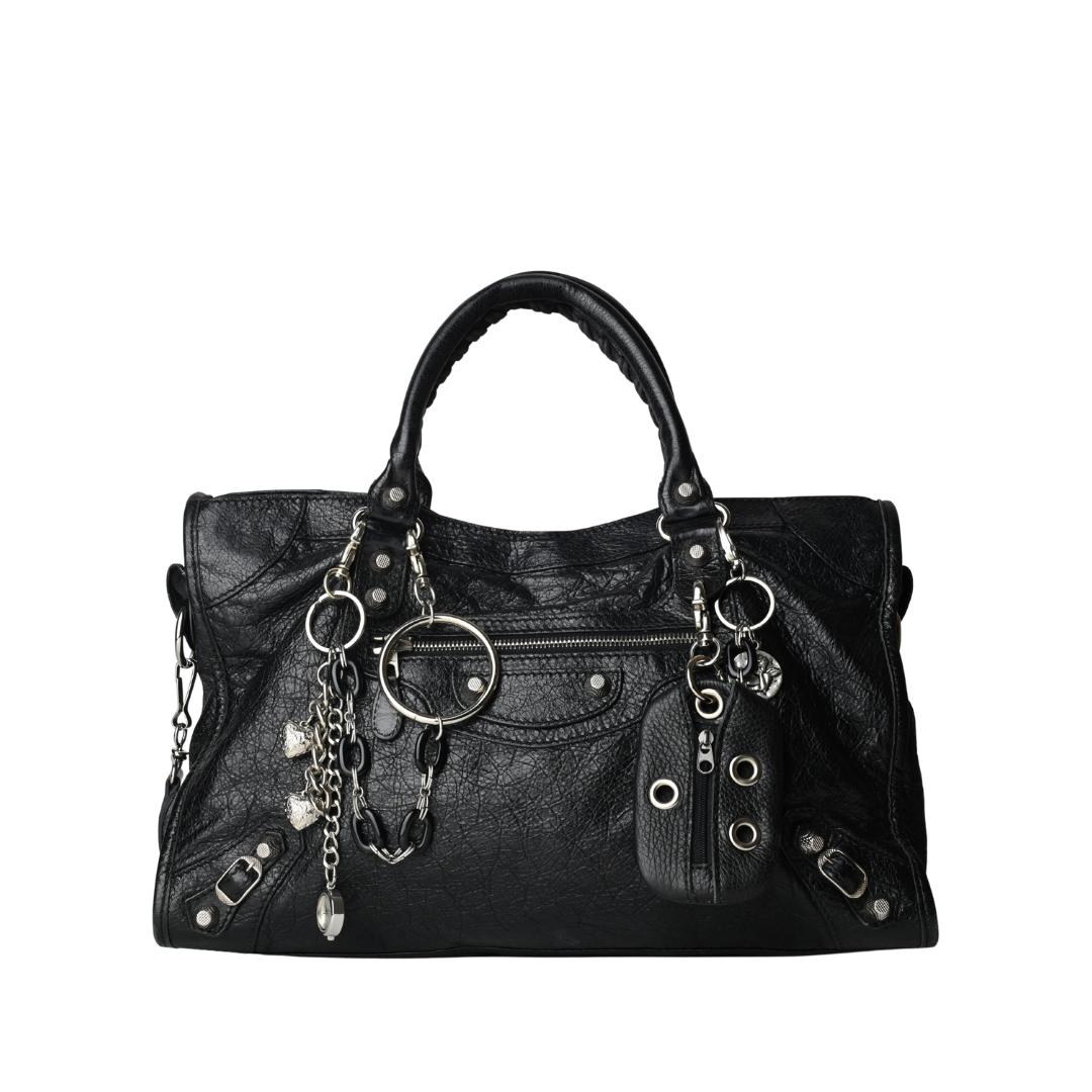 Luxy Vintage x Estetas Collects Upcycled Black Balenciaga City