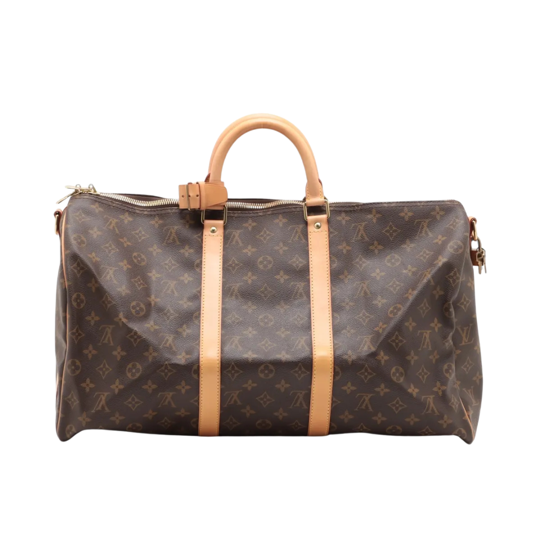 1998 Louis Vuitton Monogram Keepall 50 Duffle Handbag