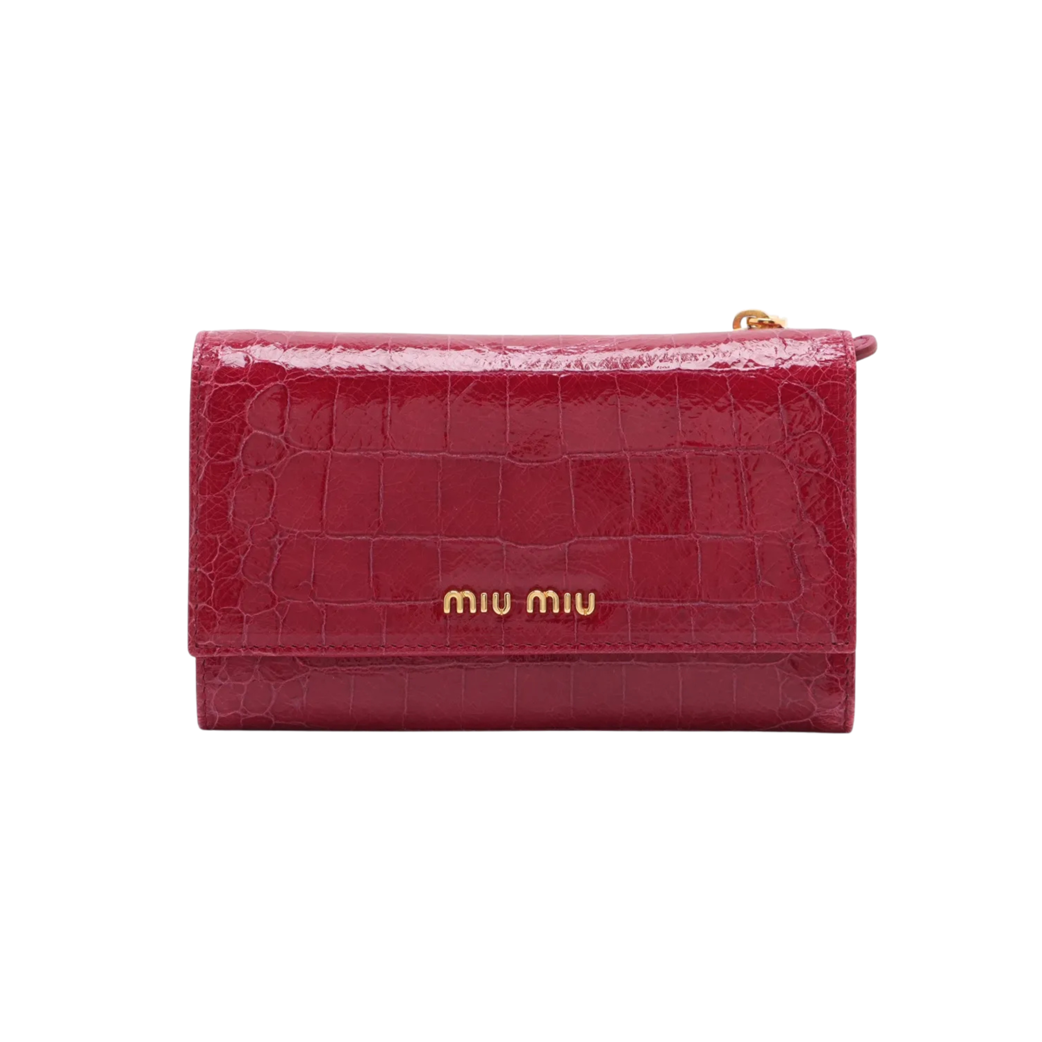 Miu Miu Croc wallet