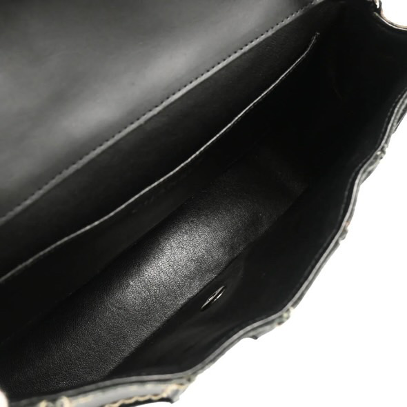 2000s Chanel Contrast Stitch Flap Bag