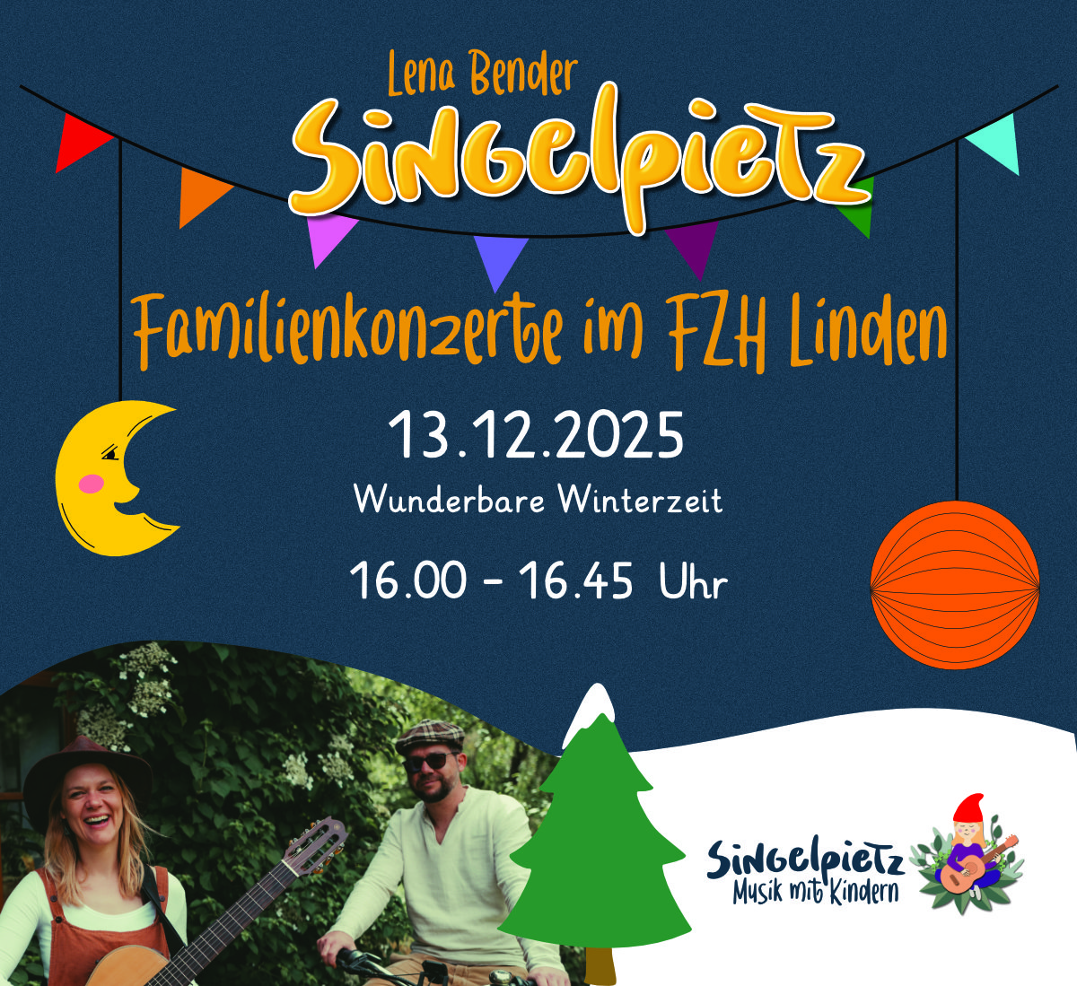 13.12.25 / 16 Uhr Mitmachkonzert mit Lena & Basti 