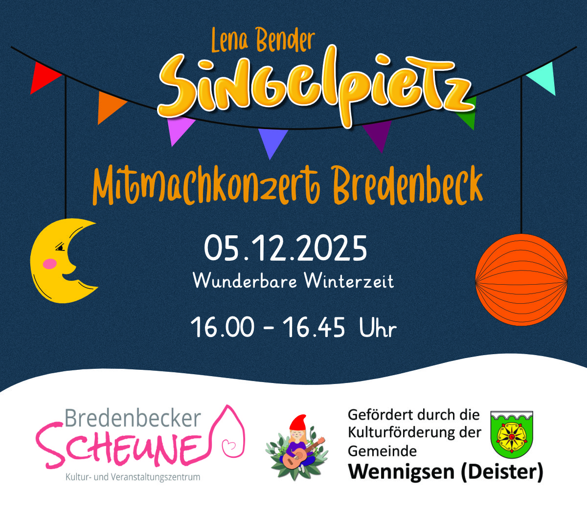 05.12.25 / 16 Uhr Mitmachkonzert mit Lena & Basti