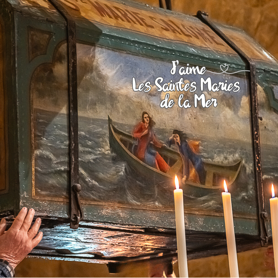 Magnet carré - Reliquaire de Sainte Marie Jacobé