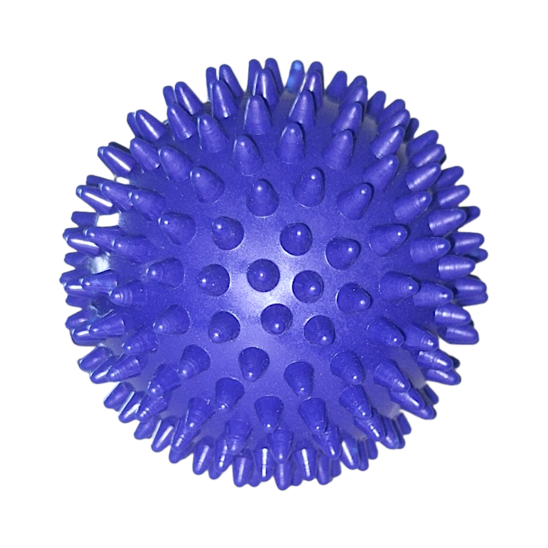 Dygliuotas masažinis kamuoliukas, 8,5 cm kietas