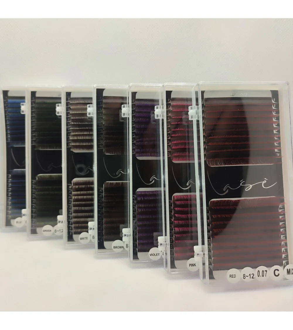 0,07mm MINK Ombre volume blakstienos