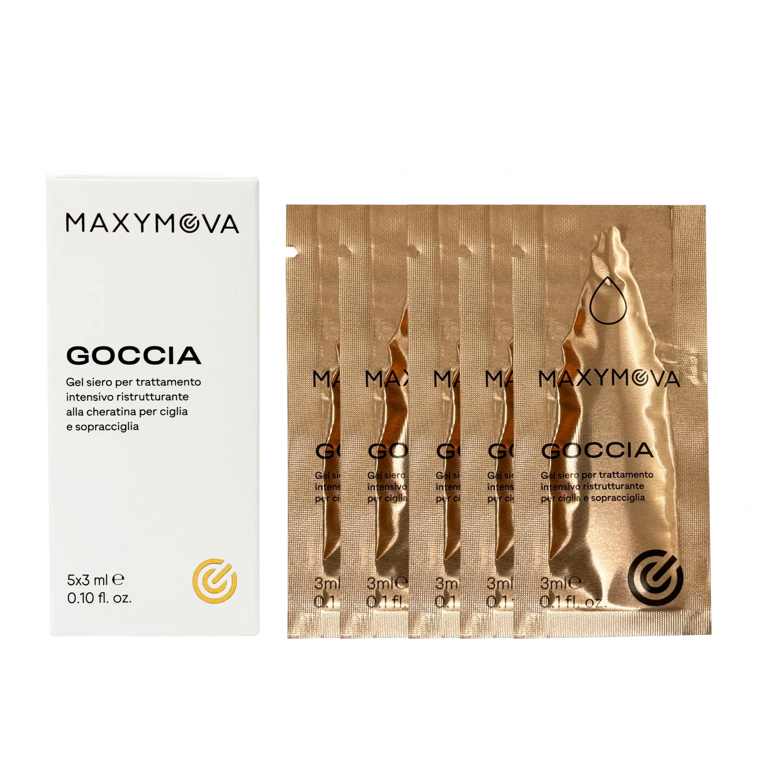 Maxymova GOCCIA Maitinantis keratino serumas pakeliais