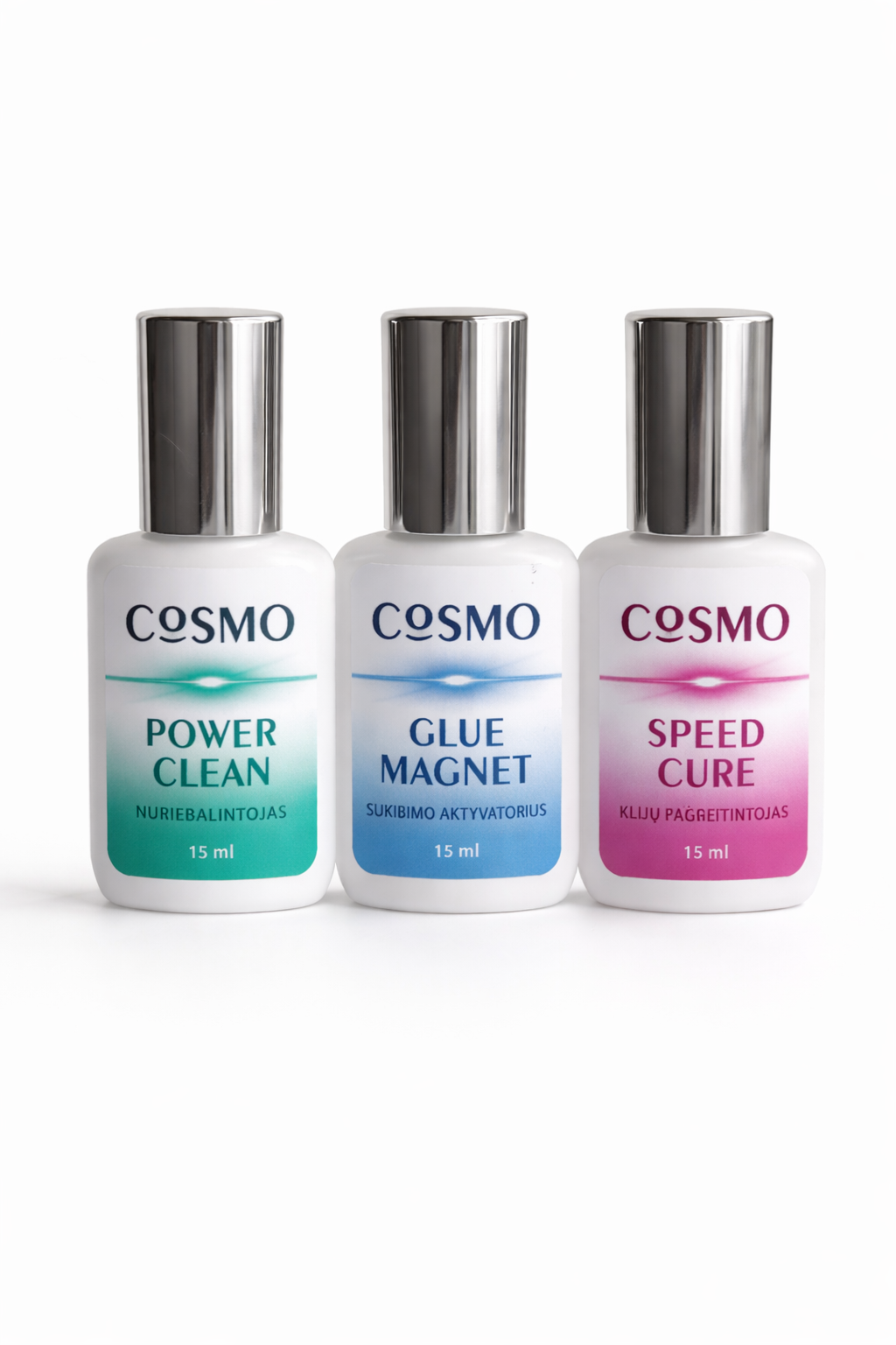 COSMO 3 Žingsnių Sukibimo Sistema blakstienų priauginimui