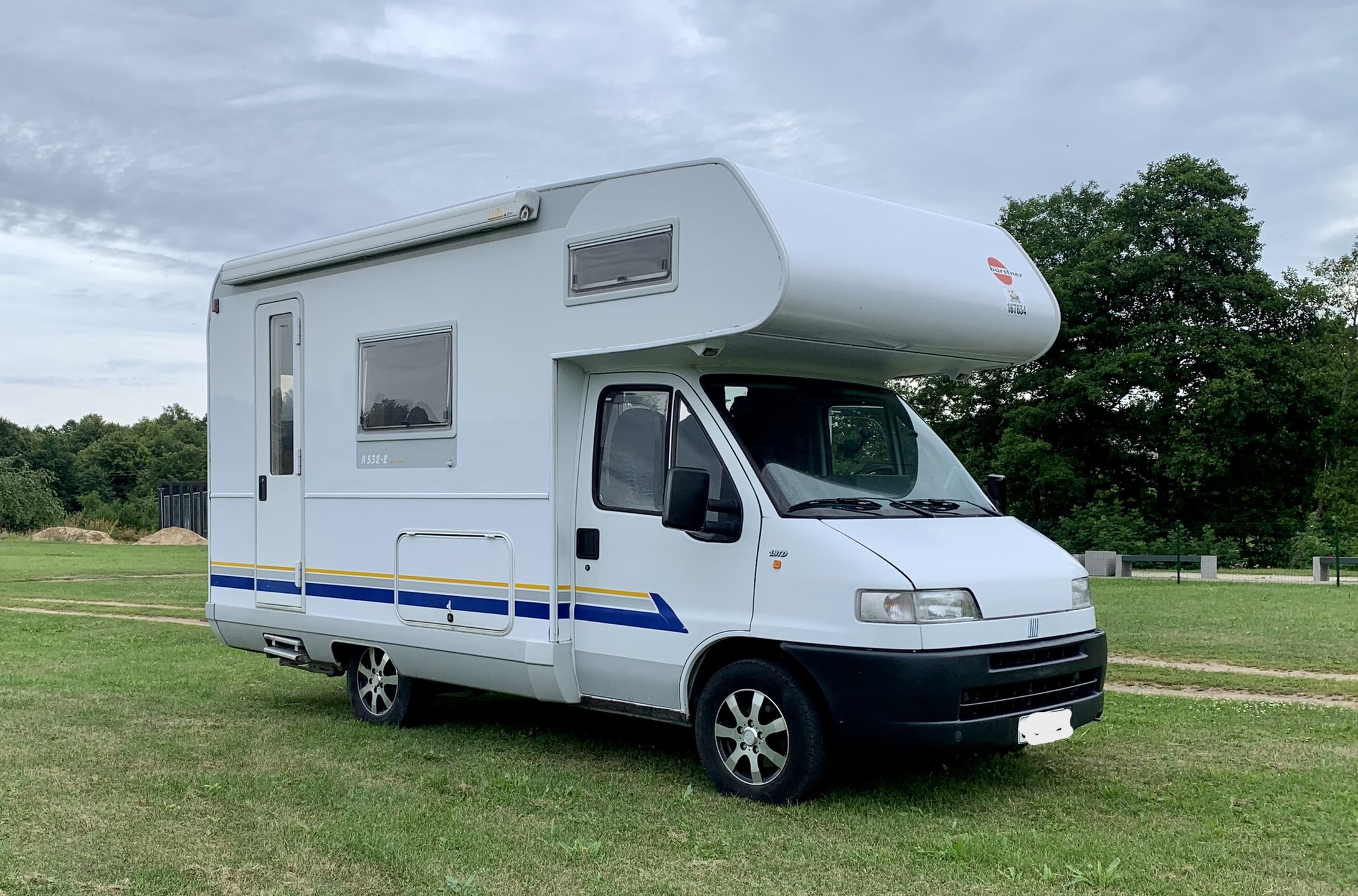 Fiat Burstner 532-2 1.9 66 kW, YOM 1999