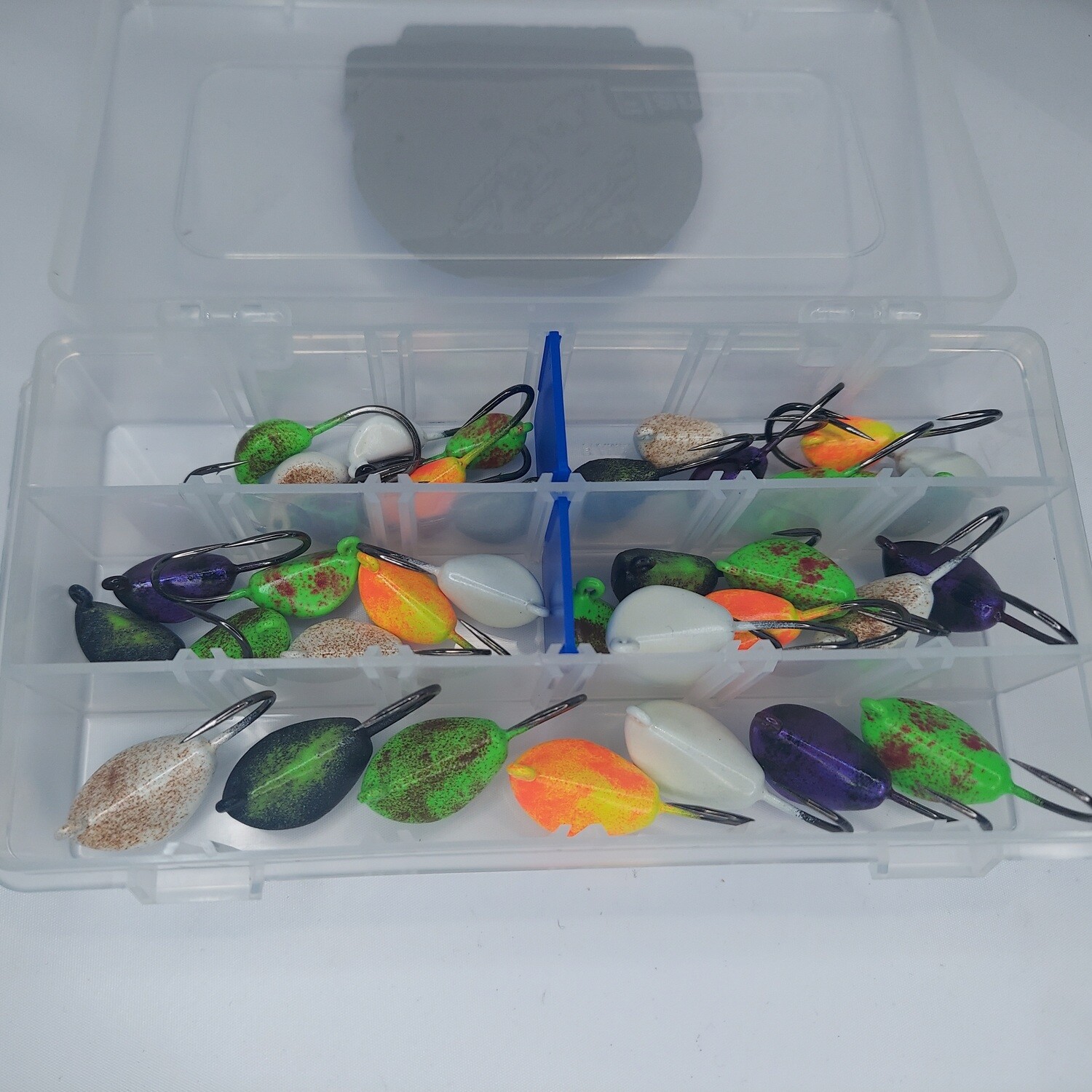 Glow Light Weight Banana Jig Box 1/4oz - 1oz (35 Pack)