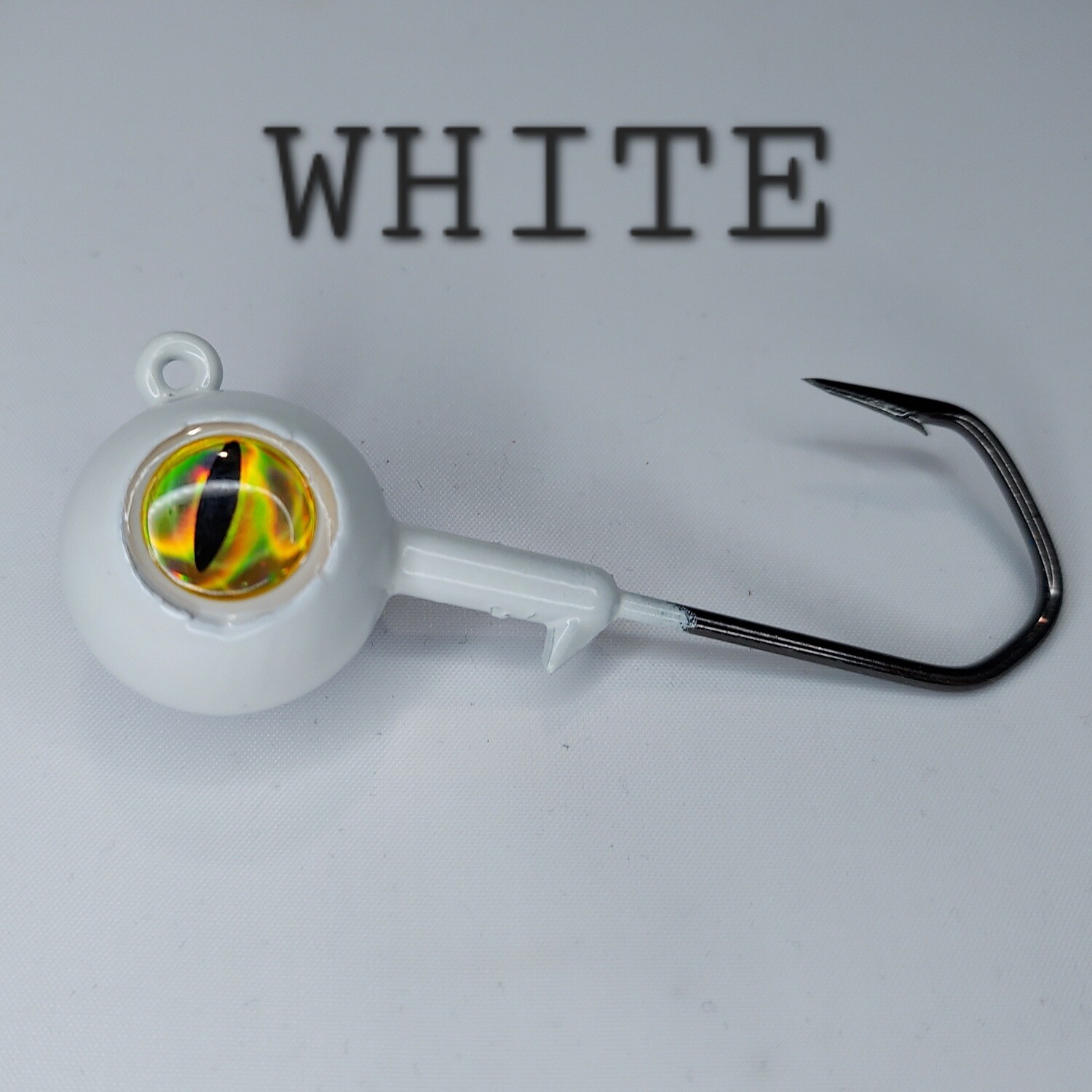 Barbarian Big Eye Ball Jig White