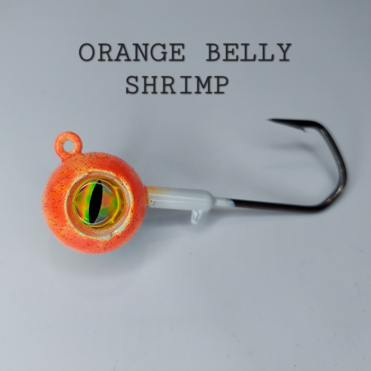 Barbarian Big Eye Ball Jig Orange Belly Shrimp