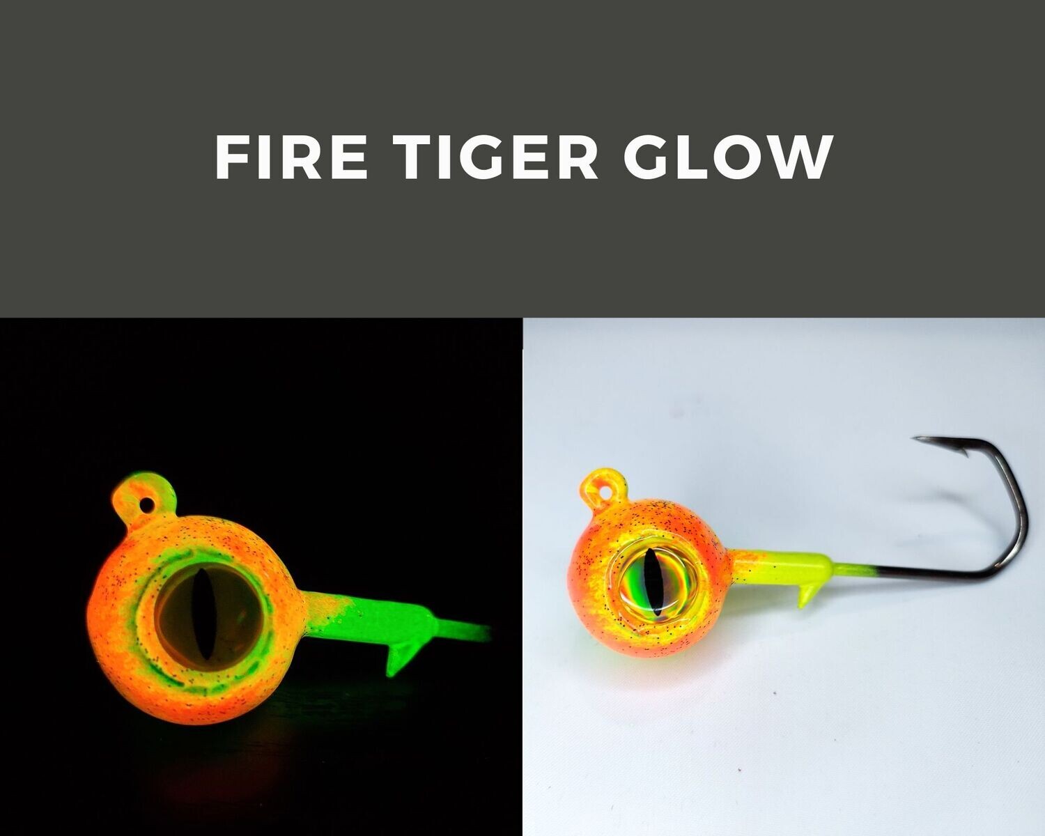 Barbarian Big Eye Ball Jig Fire tiger Glow