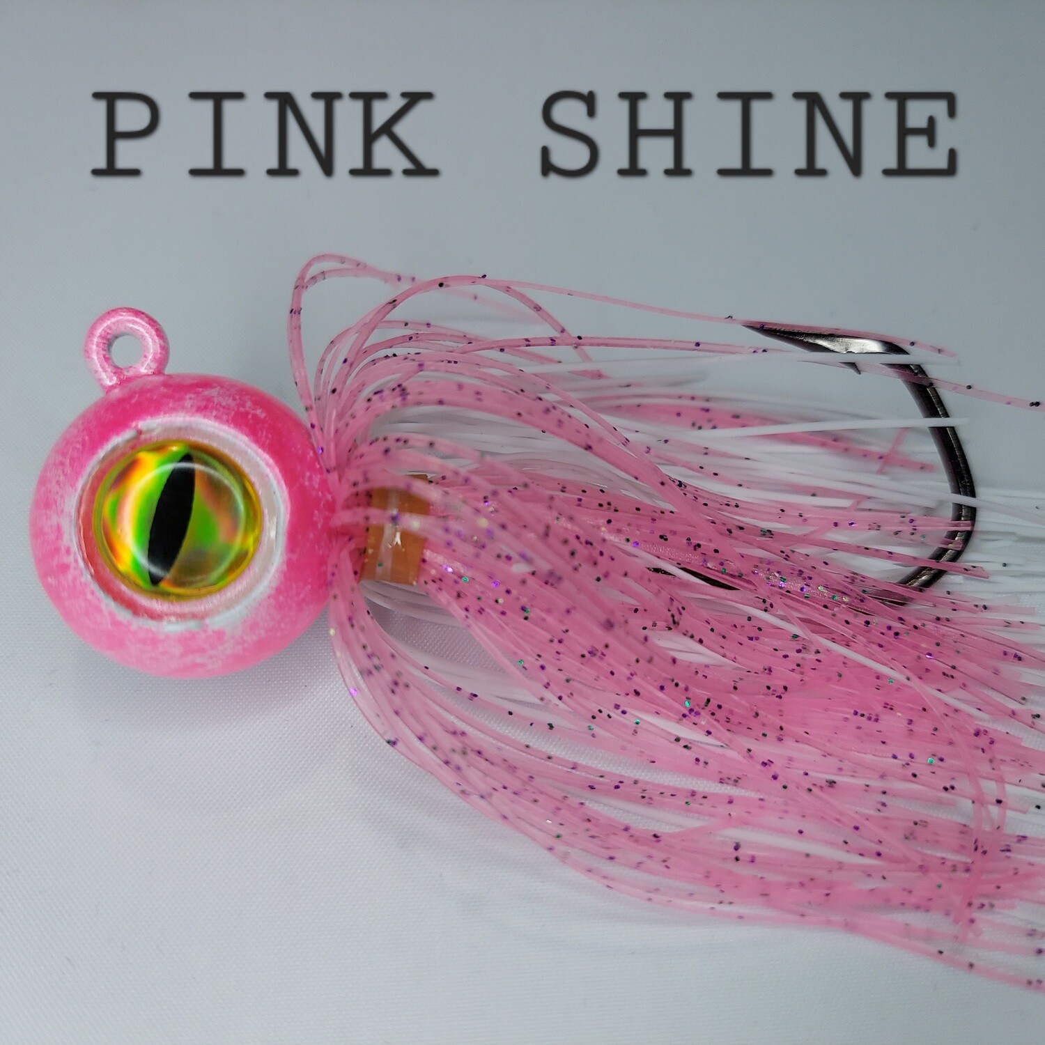 Skirted Barbarian Big Eye Jig Pink Shine