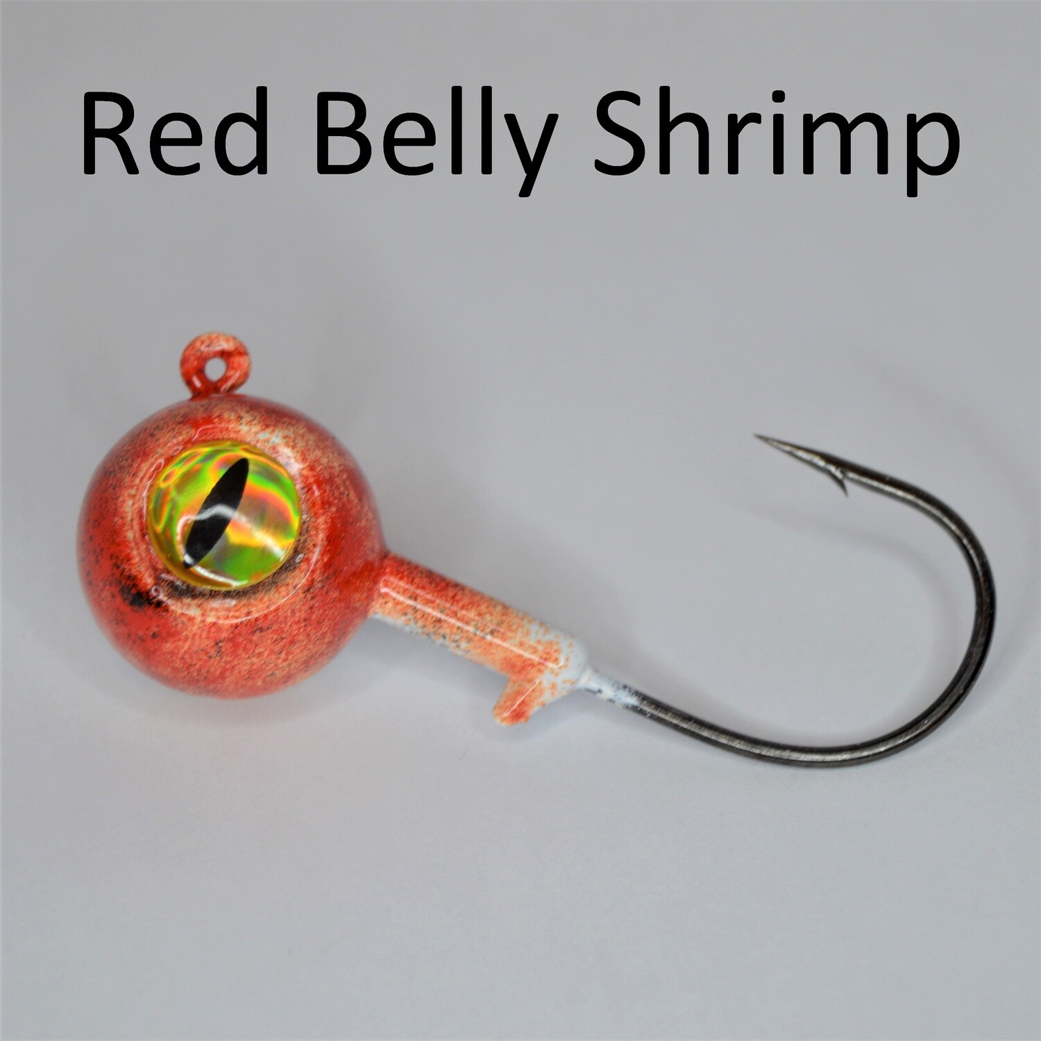Big Eye Ball Jig Red Belly Shrimp