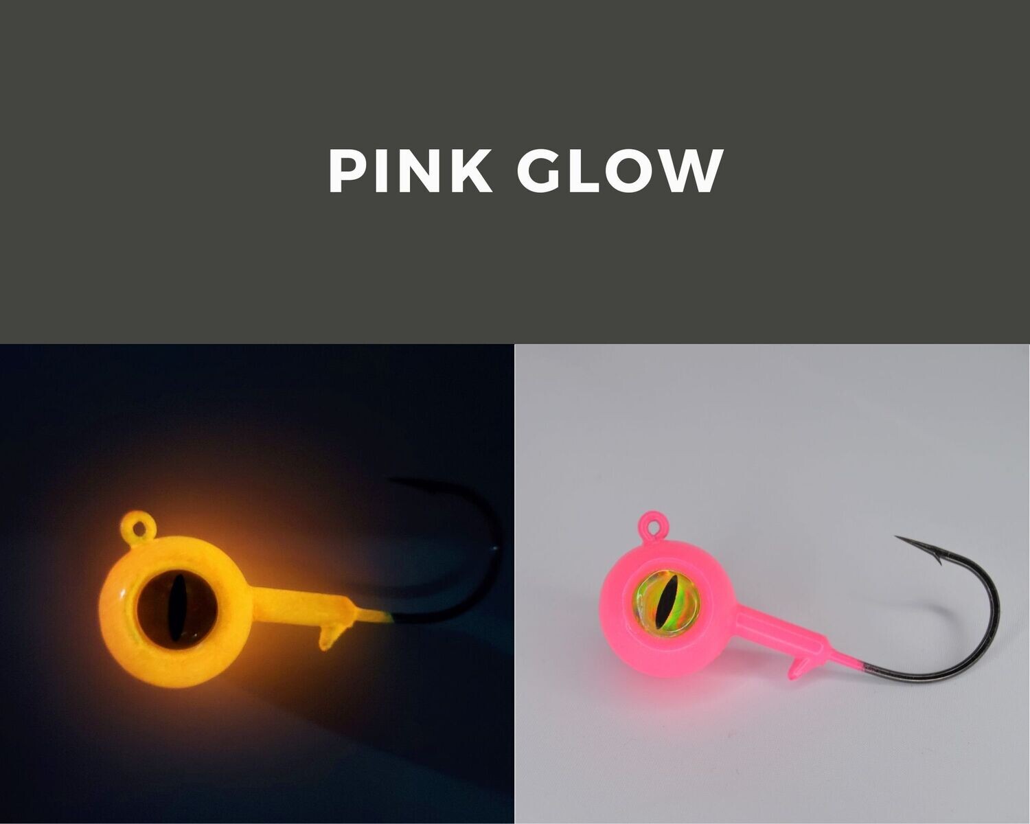 Big Eye Ball Jig Pink Glow
