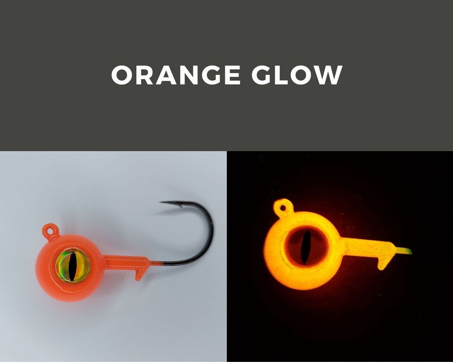 Big Eye Ball Jig Orange Glow
