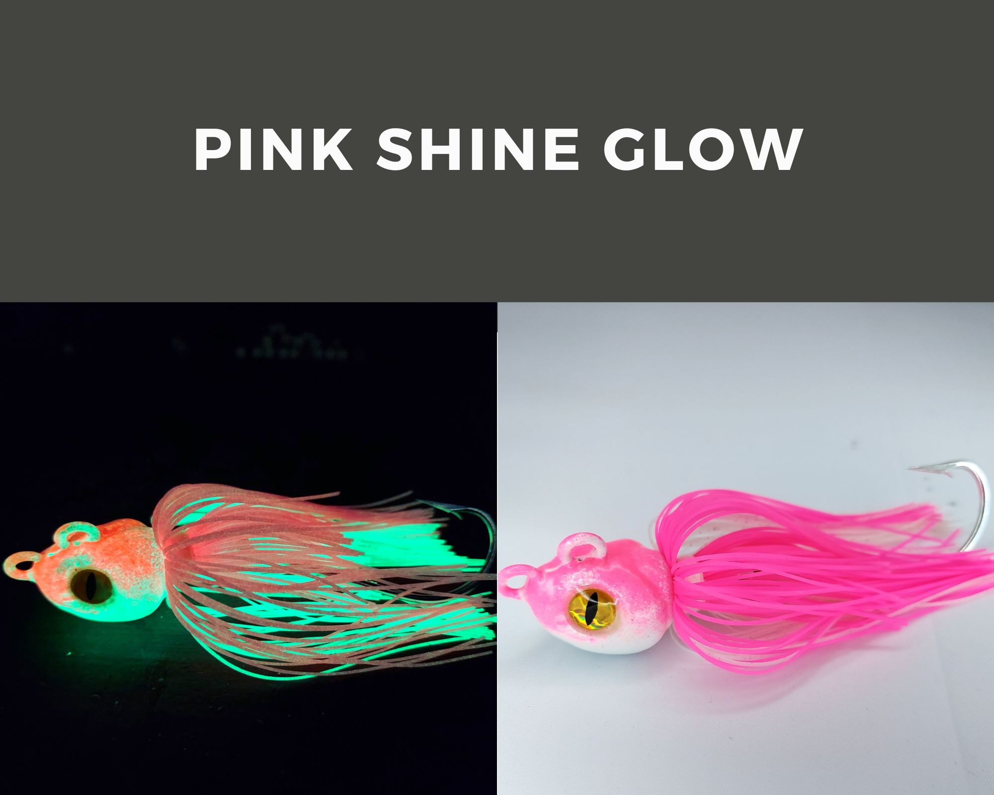 Fluke Swing Jig Pink Shine Glow