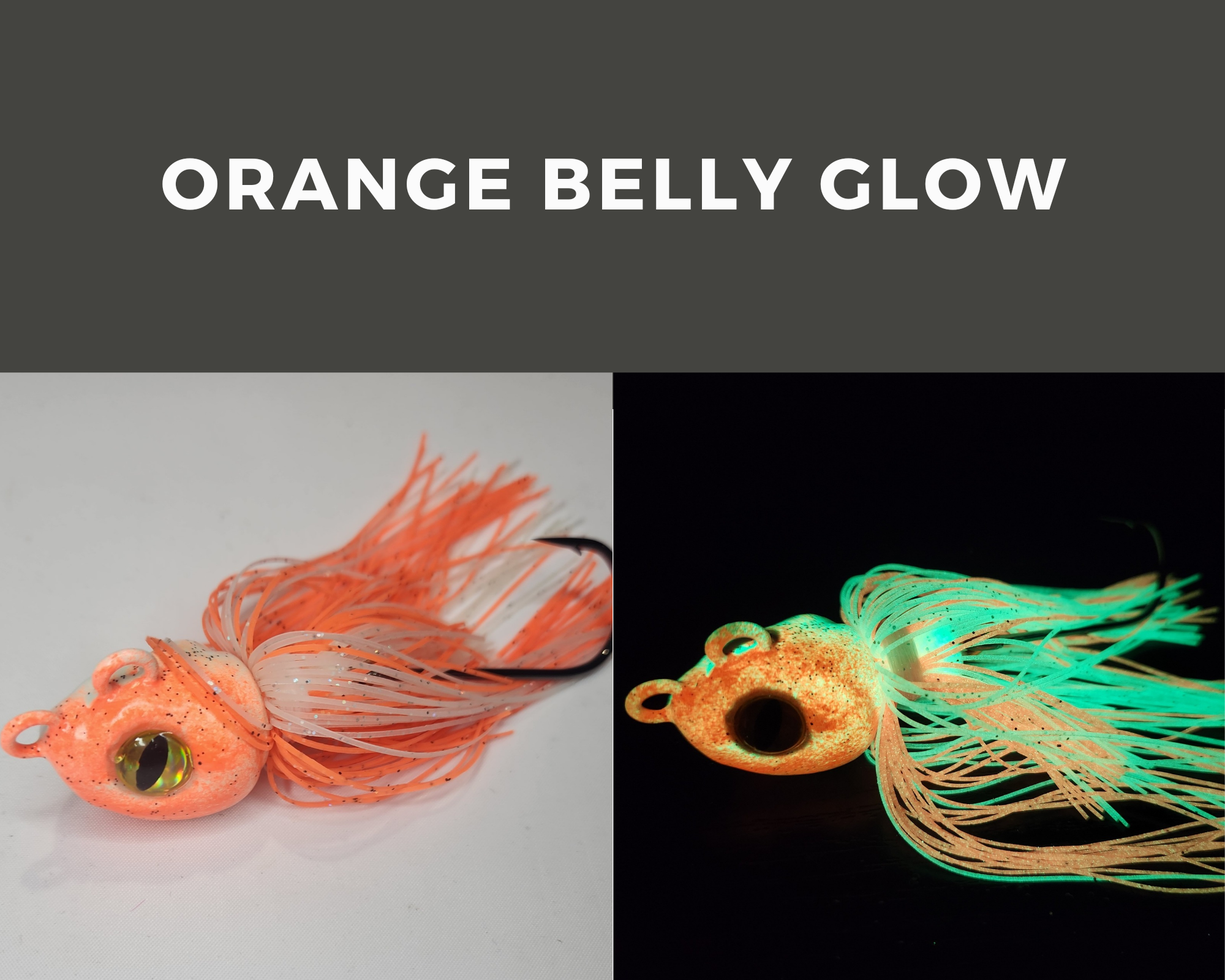 Fluke Swing Jig Orange Belly Glow