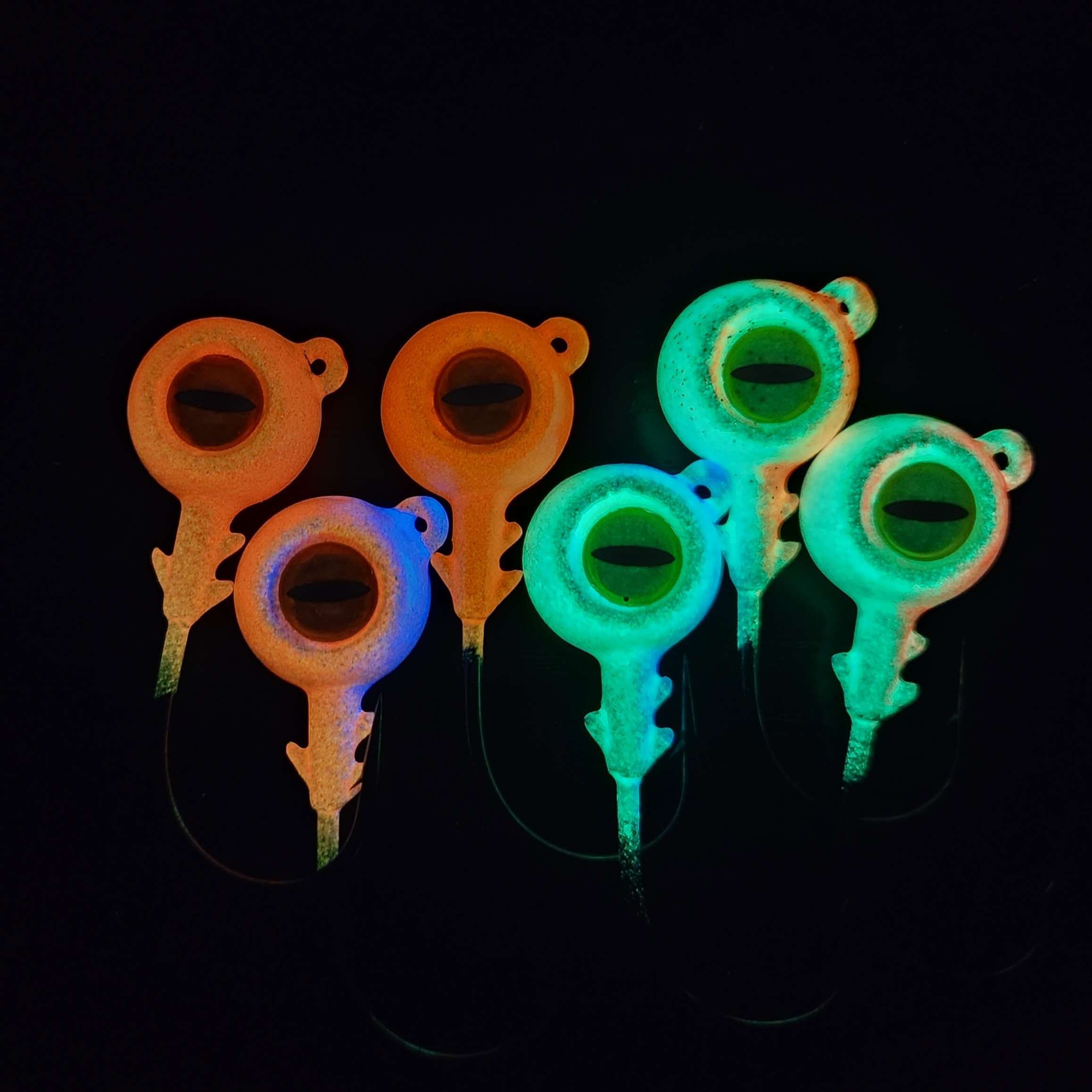 Glow Big Eye Stubby Jigs