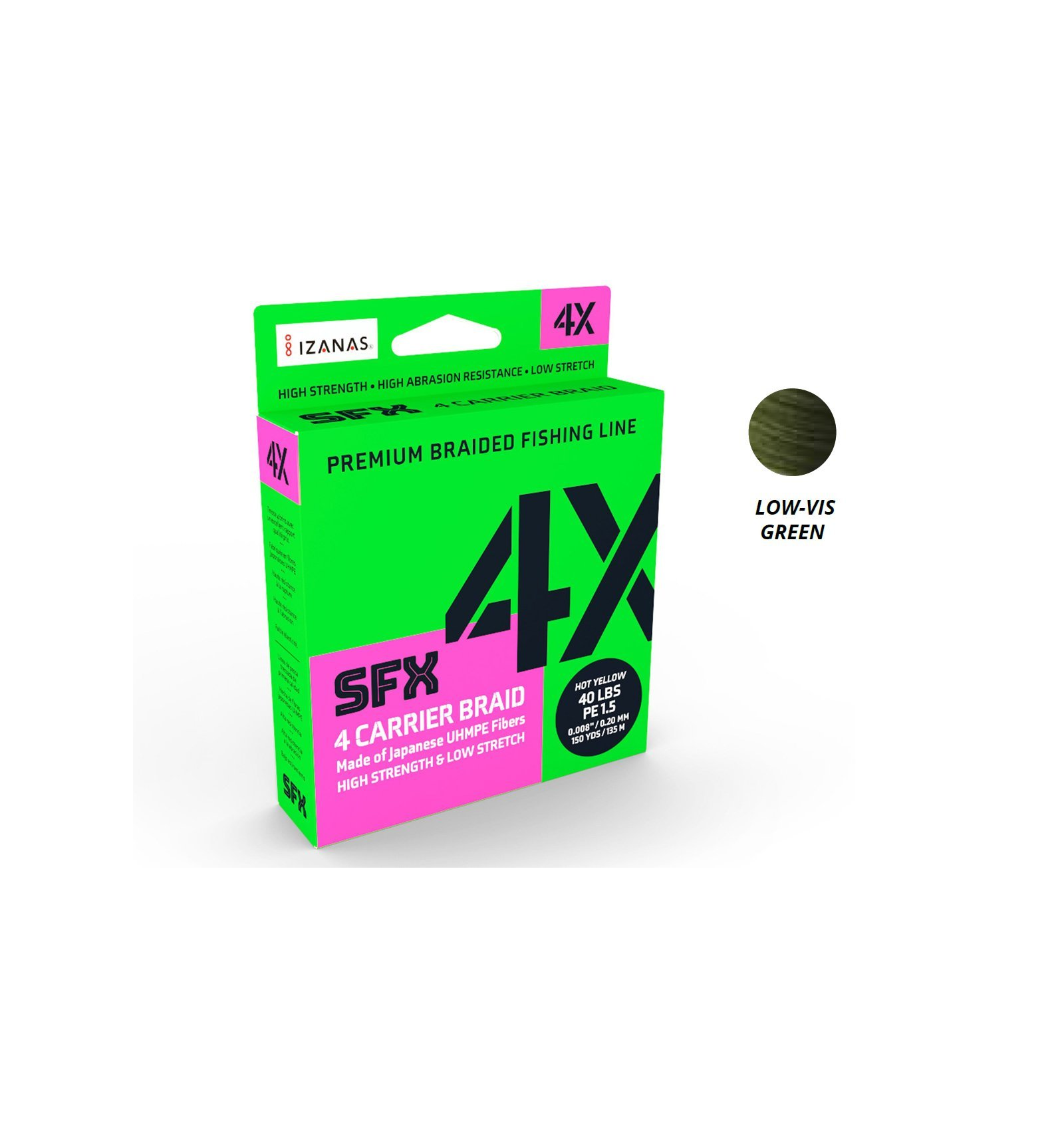 Pintas valas SUFIX SFX 4X BRAID  135m.