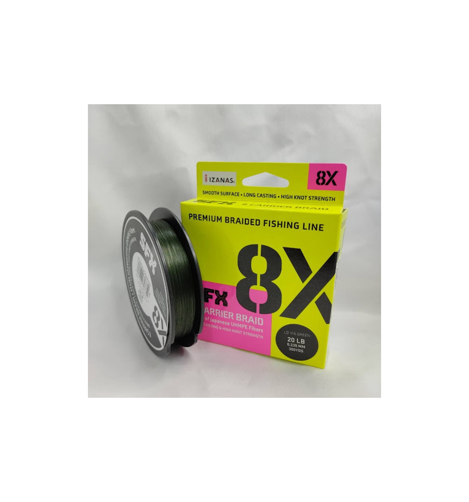 Valas pintas SUFIX SFX 8X Braid L-V-Green 135m