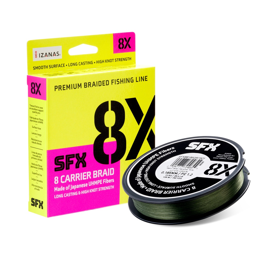 Valas pintas SFX 8X MULTICOLOR 300M 