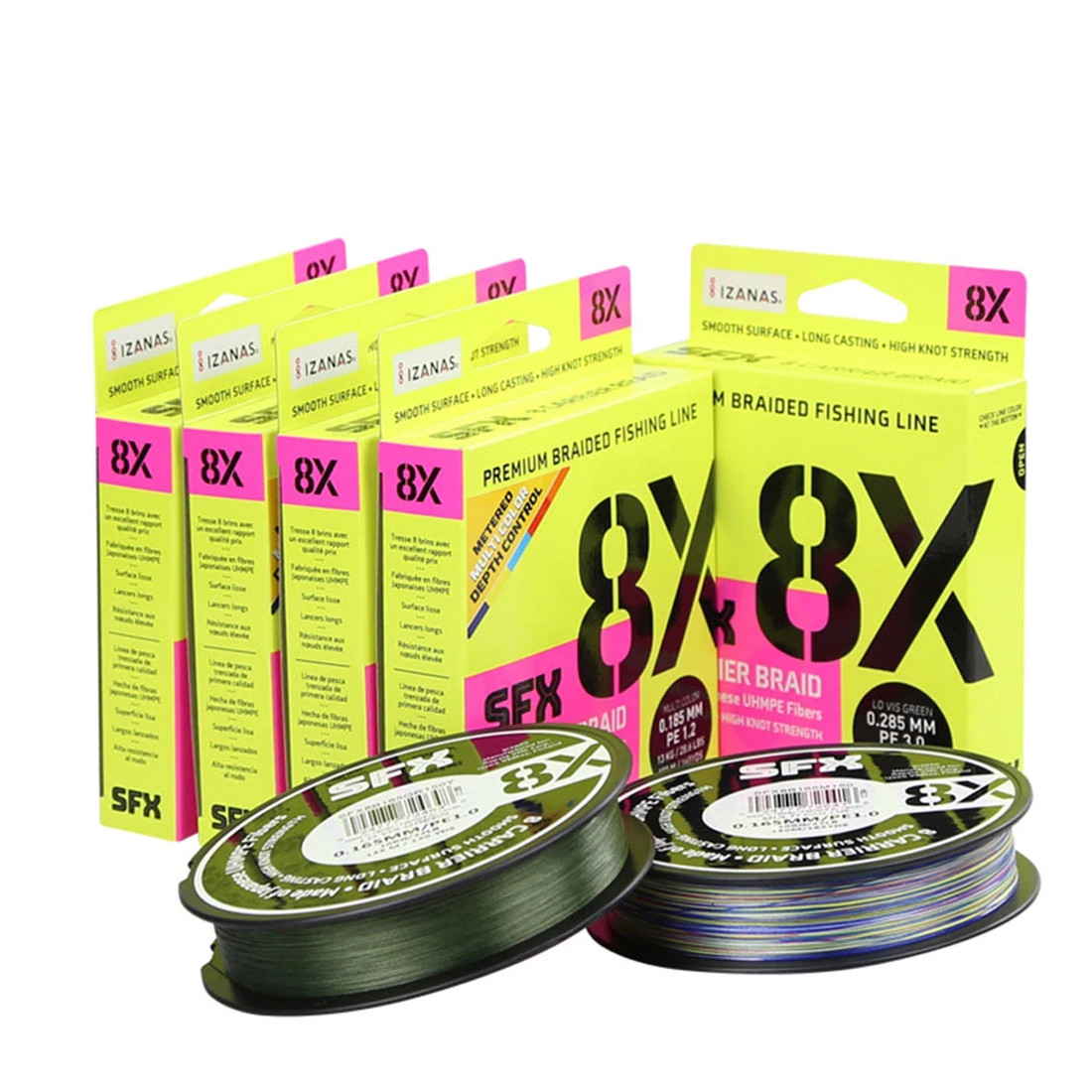 Valas pintas SFX 8X MULTICOLOR 300M 