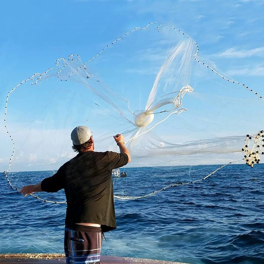 Tinklas mailiui DAM Manitoba Monofiliment Casting Net