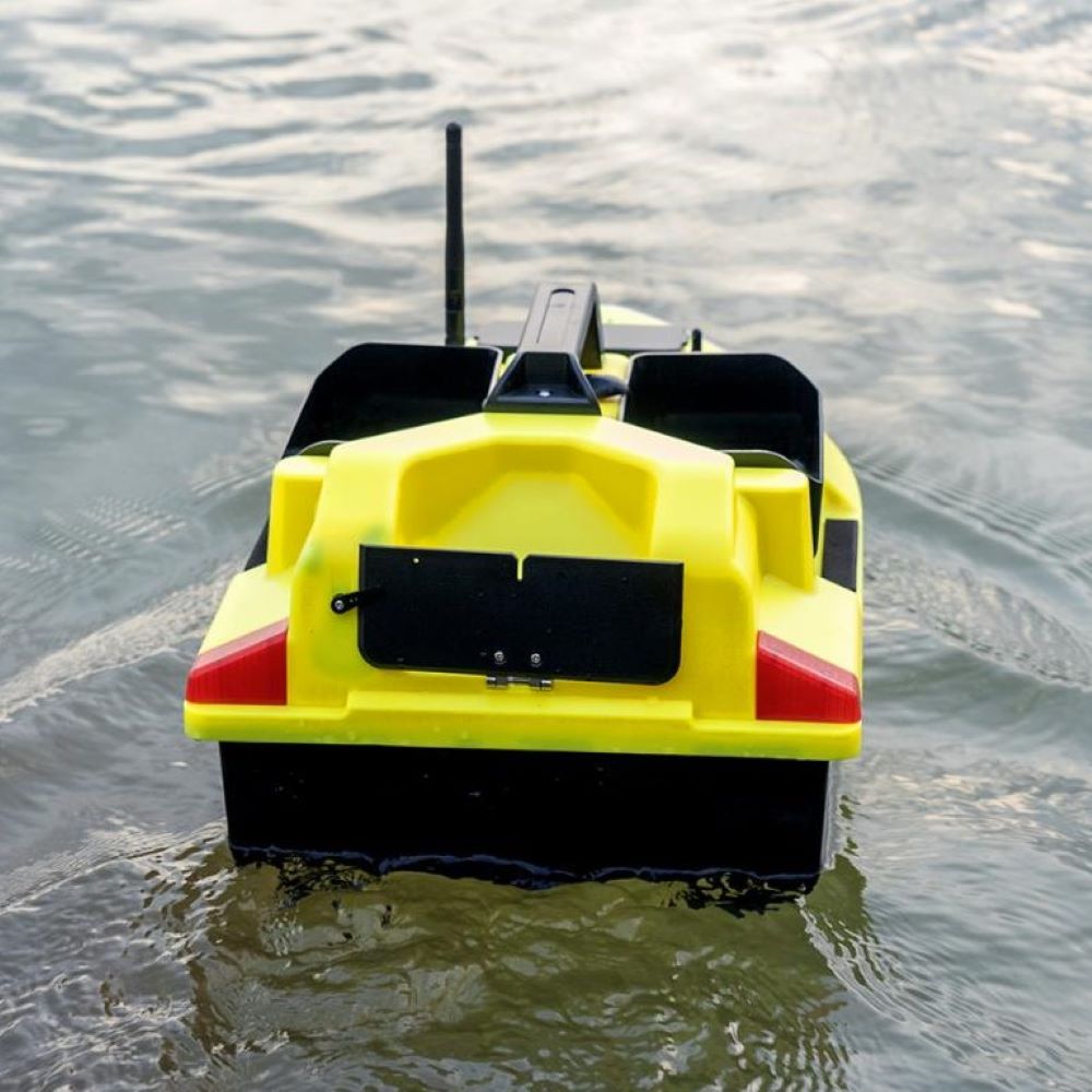 Laivelis geltonas Flytec V020 GPS 40 taškų pašarų masalų